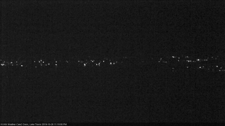 Lake Travis webcam, October 26, 2019 10:20 PM CT