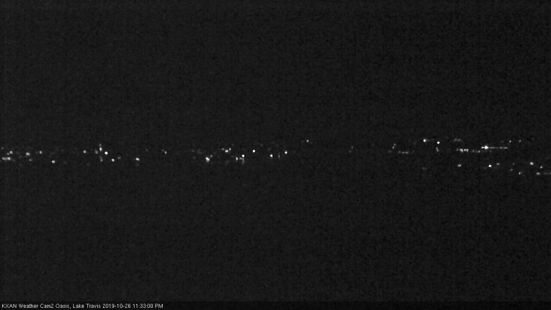 Lake Travis webcam, October 26, 2019 10:35 PM CT