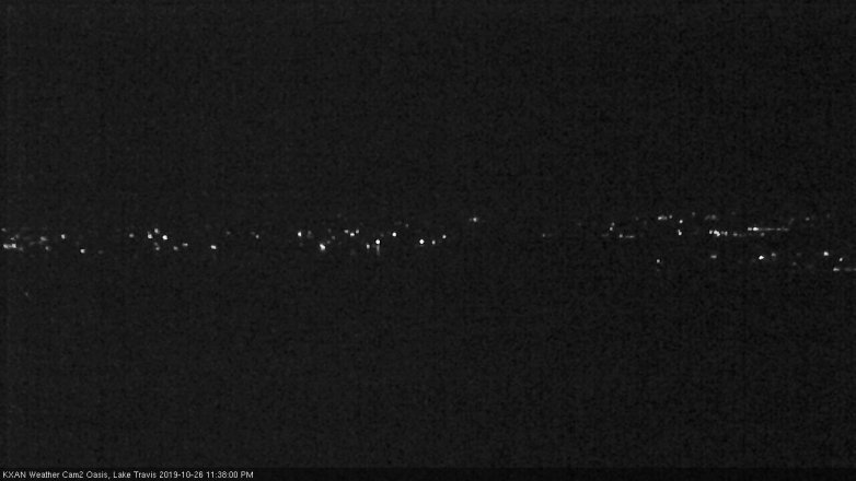 Lake Travis webcam, October 26, 2019 10:40 PM CT