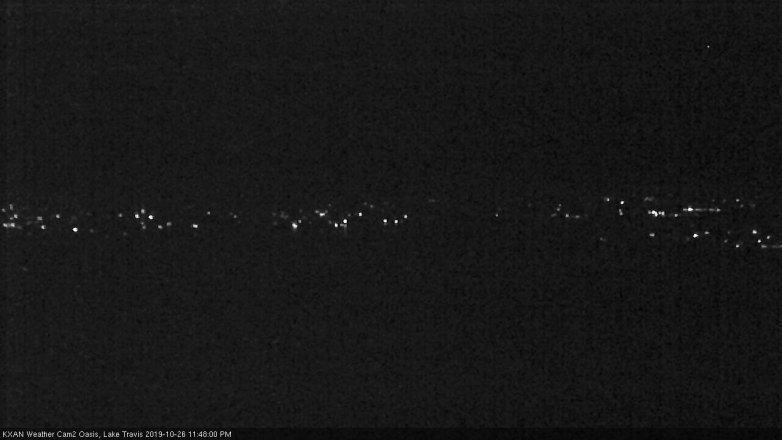 Lake Travis webcam, October 26, 2019 10:50 PM CT