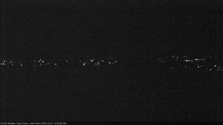 Lake Travis webcam, October 26, 2019 11:05 PM CT