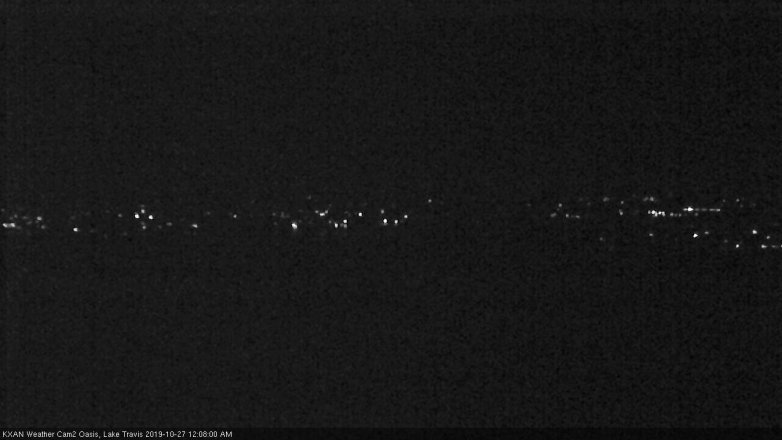 Lake Travis webcam, October 26, 2019 11:10 PM CT
