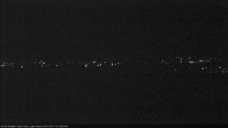 Lake Travis webcam, October 26, 2019 11:15 PM CT