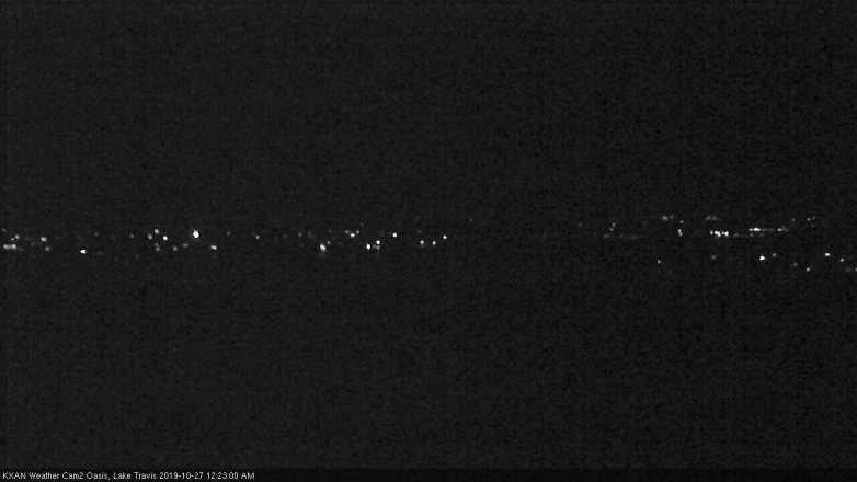 Lake Travis webcam, October 26, 2019 11:25 PM CT