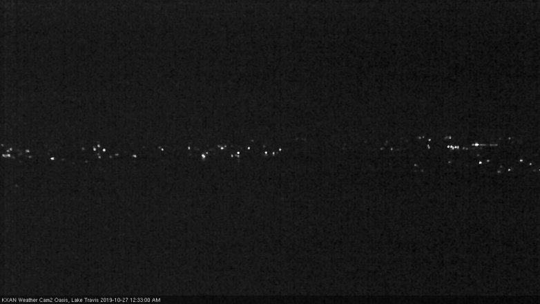 Lake Travis webcam, October 26, 2019 11:35 PM CT