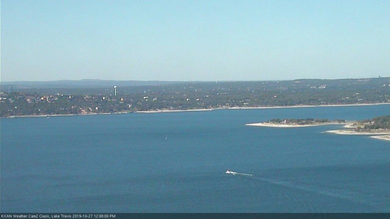 Lake Travis webcam, October 27, 2019 11:10 AM CT