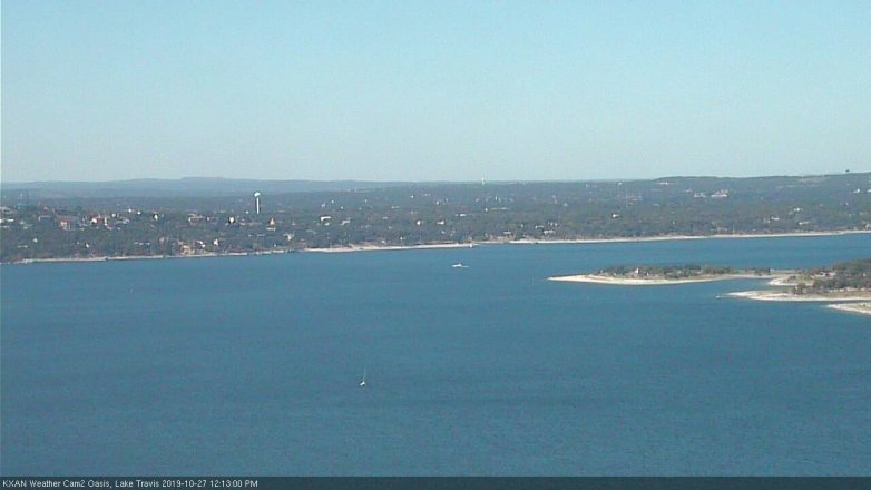 Lake Travis webcam, October 27, 2019 11:15 AM CT