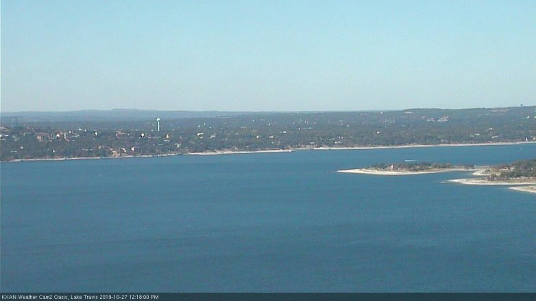 Lake Travis webcam, October 27, 2019 11:20 AM CT