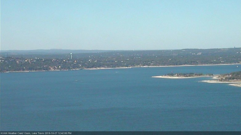 Lake Travis webcam, October 27, 2019 11:45 AM CT