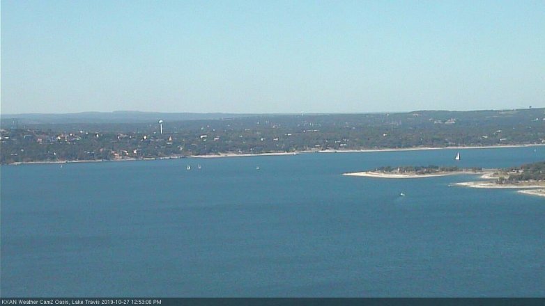 Lake Travis webcam, October 27, 2019 11:55 AM CT