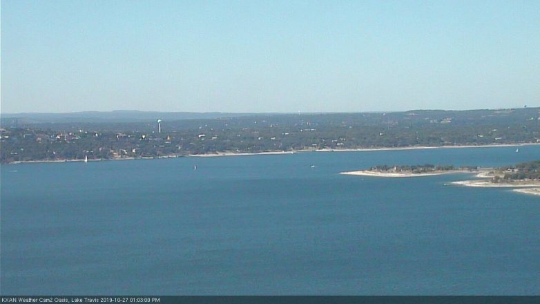 Lake Travis webcam, October 27, 2019 12:05 PM CT