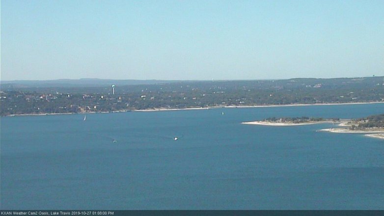 Lake Travis webcam, October 27, 2019 12:10 PM CT