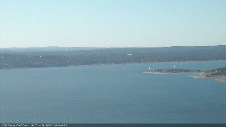 Lake Travis webcam, October 27, 2019 3:10 PM CT
