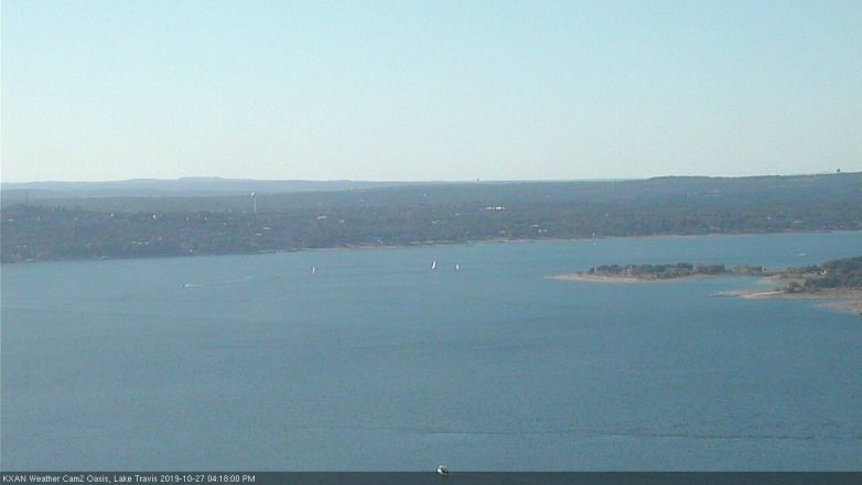 Lake Travis webcam, October 27, 2019 3:20 PM CT