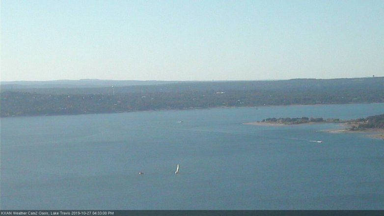 Lake Travis webcam, October 27, 2019 3:35 PM CT