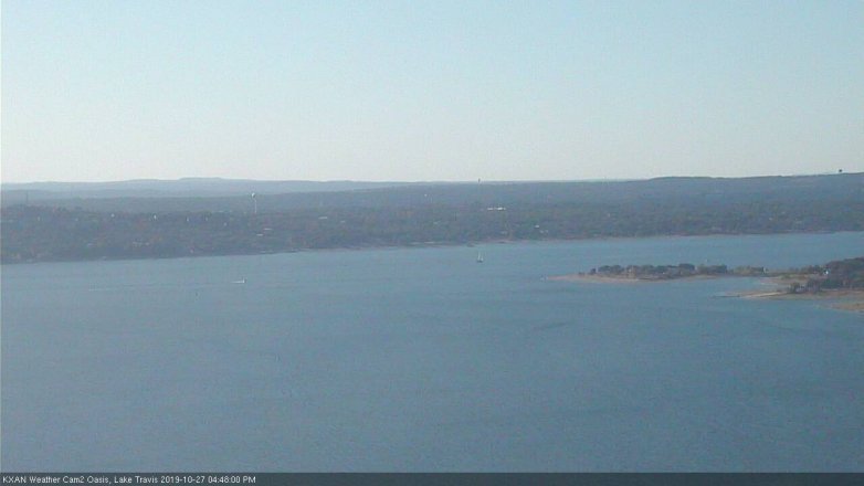 Lake Travis webcam, October 27, 2019 3:50 PM CT