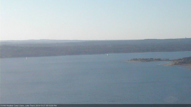 Lake Travis webcam, October 27, 2019 4:20 PM CT