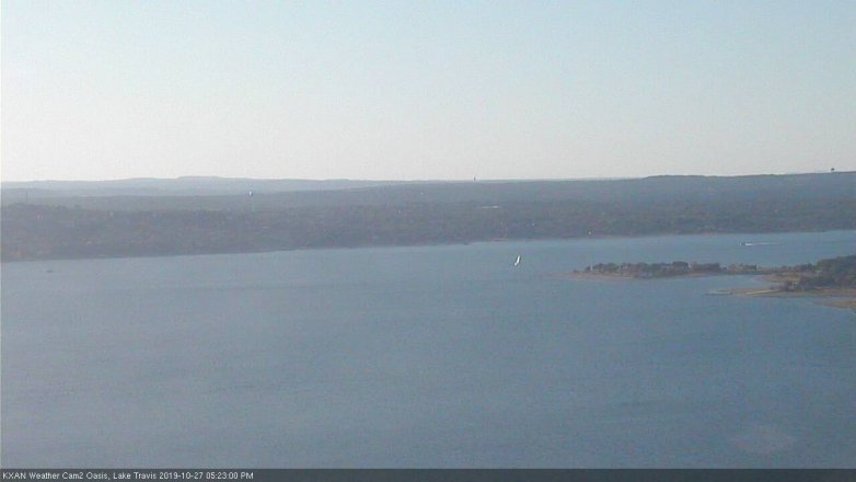 Lake Travis webcam, October 27, 2019 4:25 PM CT