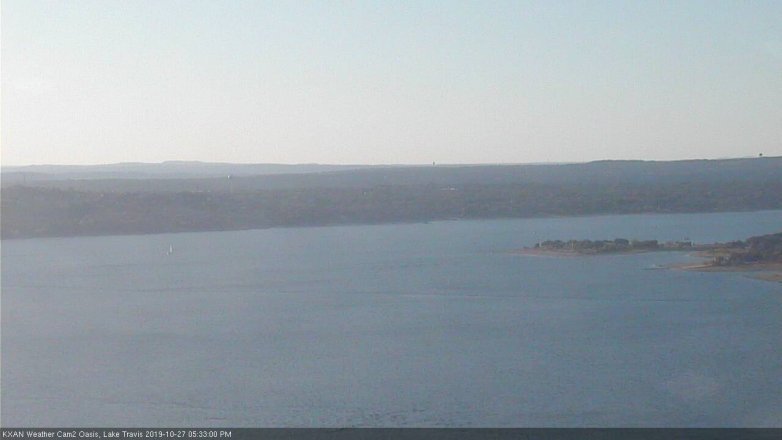 Lake Travis webcam, October 27, 2019 4:35 PM CT