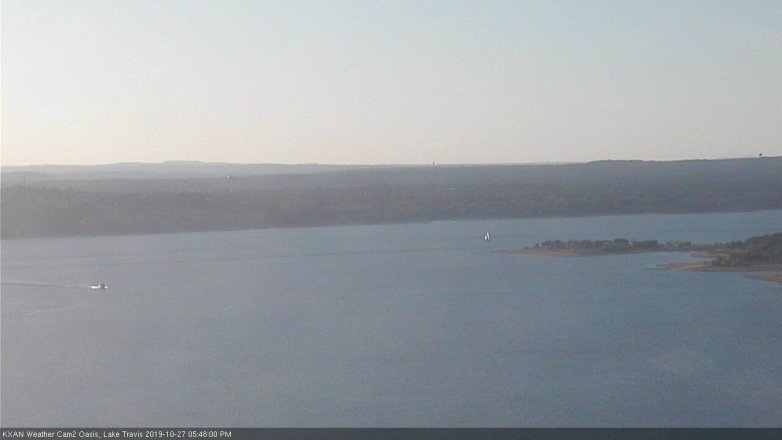 Lake Travis webcam, October 27, 2019 4:50 PM CT