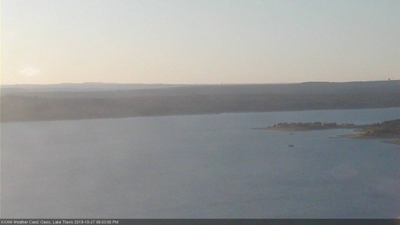 Lake Travis webcam, October 27, 2019 5:05 PM CT