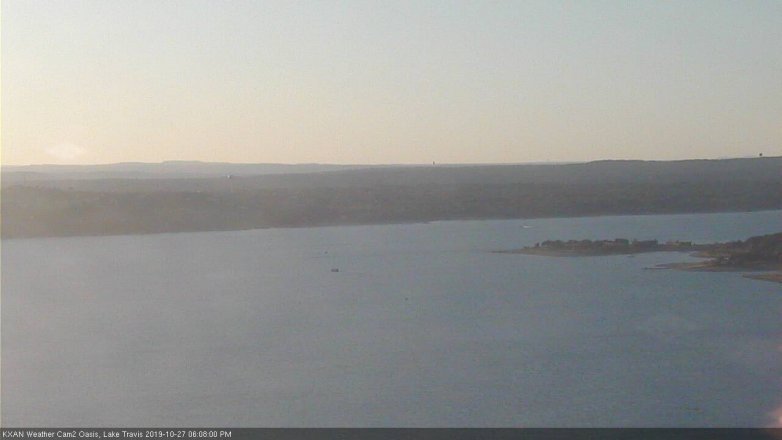Lake Travis webcam, October 27, 2019 5:10 PM CT