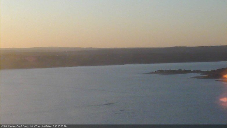 Lake Travis webcam, October 27, 2019 5:35 PM CT