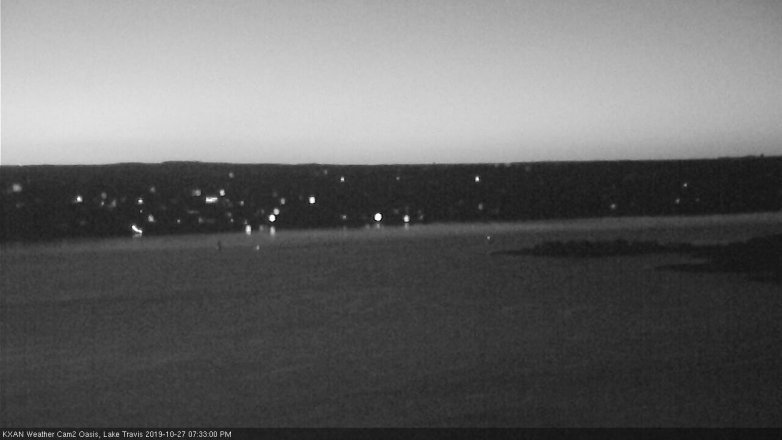 Lake Travis webcam, October 27, 2019 6:35 PM CT