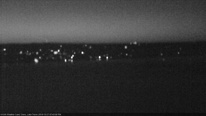 Lake Travis webcam, October 27, 2019 6:45 PM CT