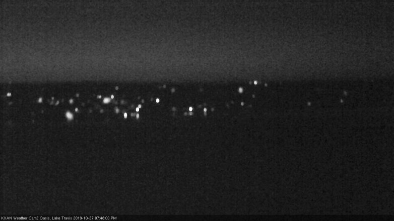 Lake Travis webcam, October 27, 2019 6:50 PM CT