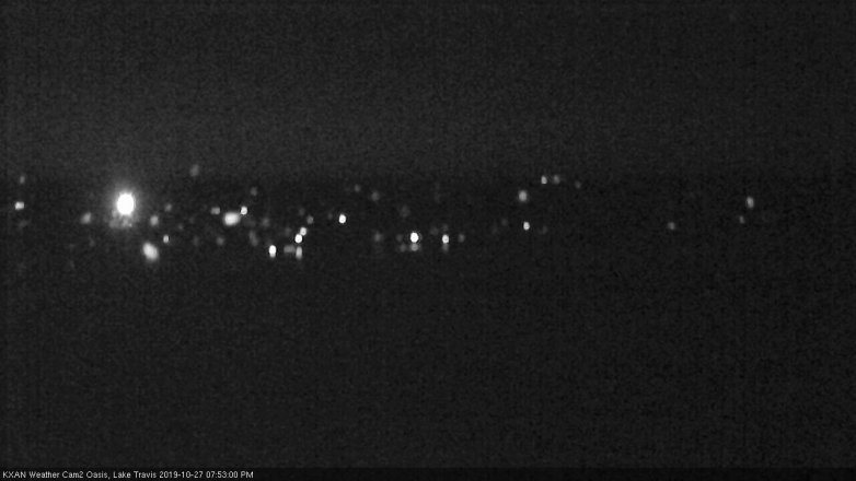 Lake Travis webcam, October 27, 2019 6:55 PM CT