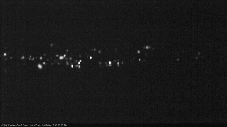 Lake Travis webcam, October 27, 2019 7:05 PM CT