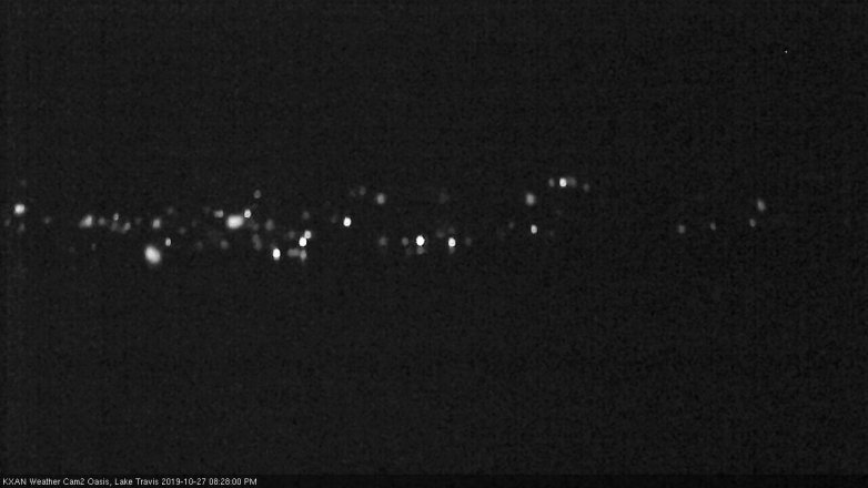 Lake Travis webcam, October 27, 2019 7:30 PM CT