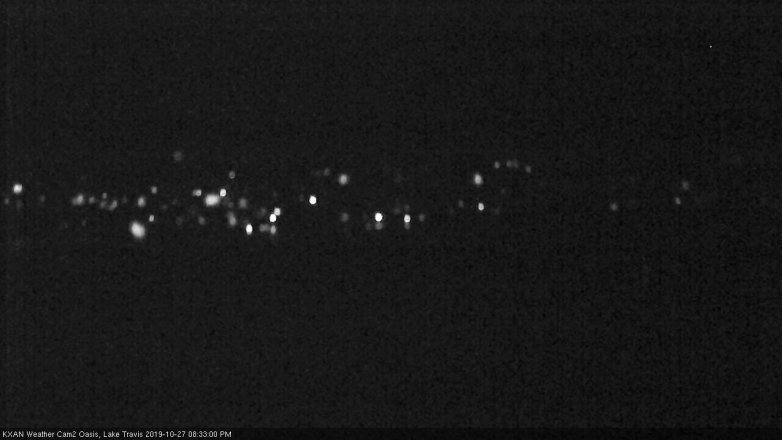 Lake Travis webcam, October 27, 2019 7:35 PM CT