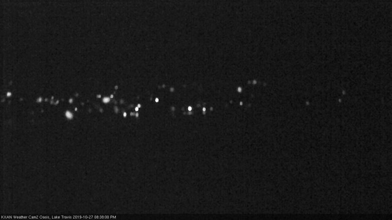 Lake Travis webcam, October 27, 2019 7:40 PM CT