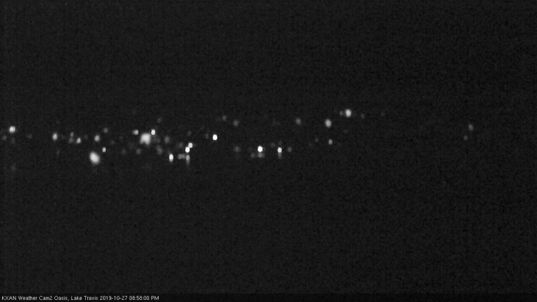 Lake Travis webcam, October 27, 2019 8:00 PM CT