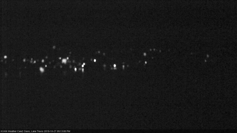 Lake Travis webcam, October 27, 2019 8:15 PM CT