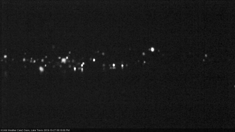 Lake Travis webcam, October 27, 2019 8:20 PM CT