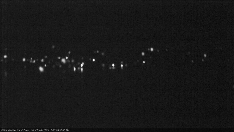 Lake Travis webcam, October 27, 2019 8:40 PM CT