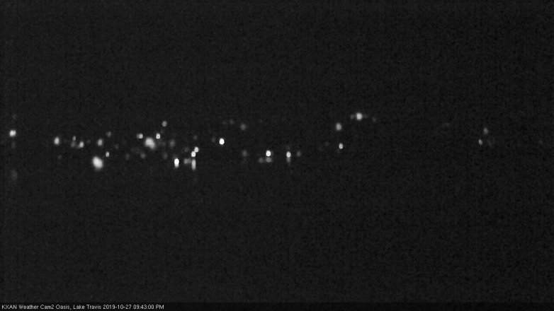 Lake Travis webcam, October 27, 2019 8:45 PM CT