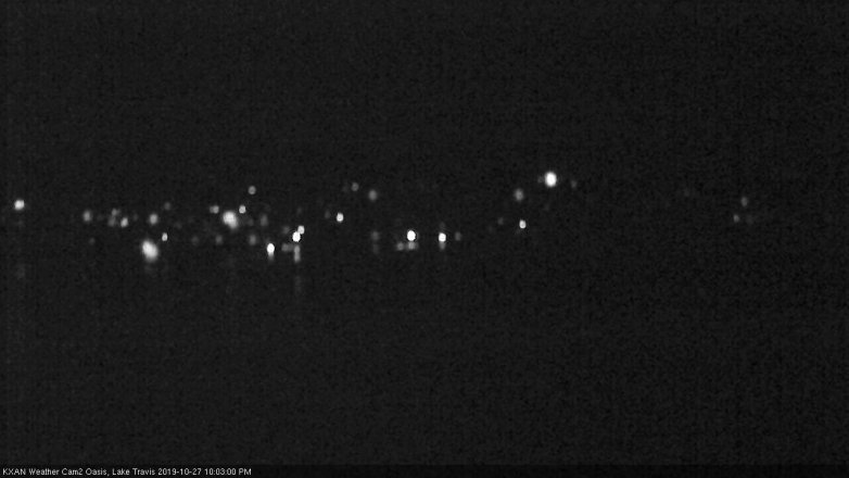 Lake Travis webcam, October 27, 2019 9:05 PM CT