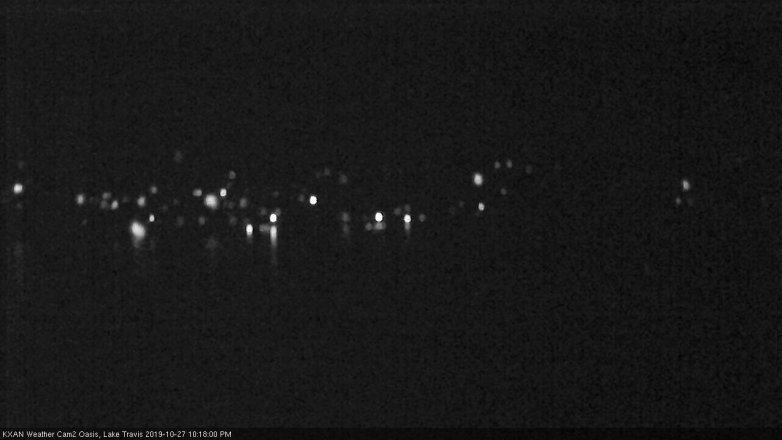 Lake Travis webcam, October 27, 2019 9:20 PM CT