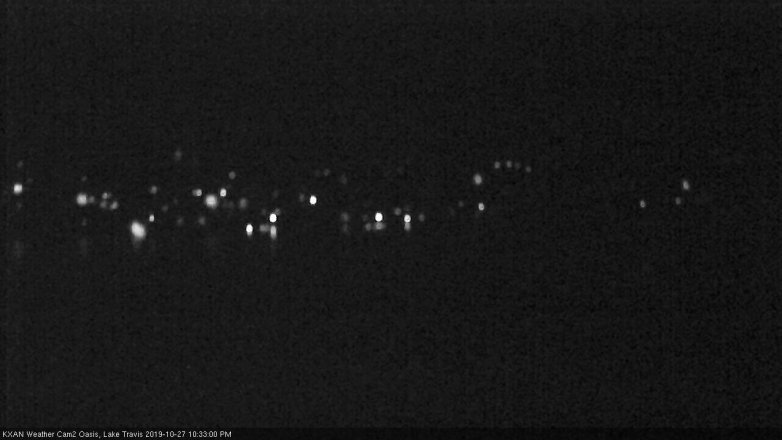 Lake Travis webcam, October 27, 2019 9:35 PM CT