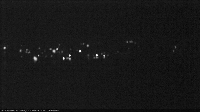 Lake Travis webcam, October 27, 2019 9:45 PM CT