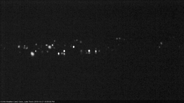 Lake Travis webcam, October 27, 2019 10:00 PM CT