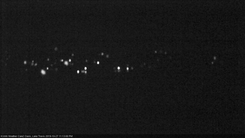 Lake Travis webcam, October 27, 2019 10:15 PM CT