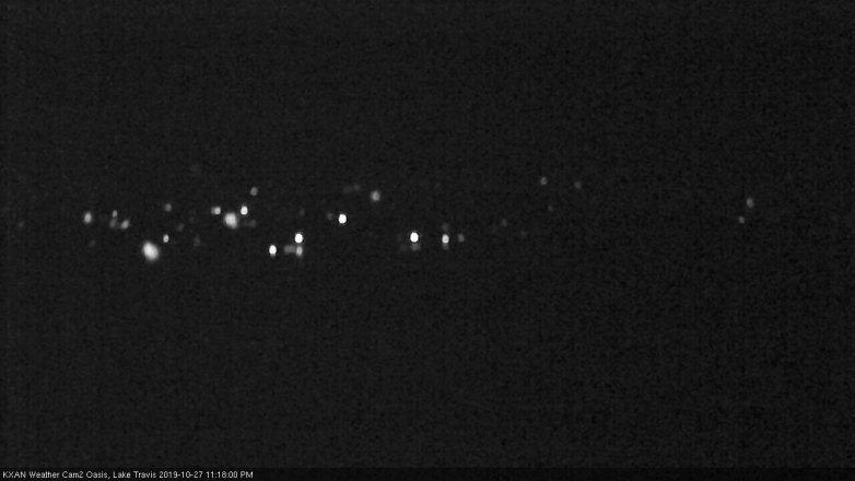Lake Travis webcam, October 27, 2019 10:20 PM CT