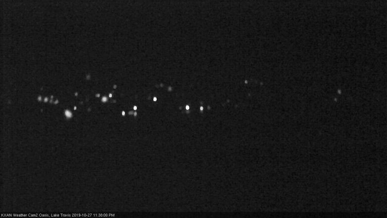 Lake Travis webcam, October 27, 2019 10:40 PM CT