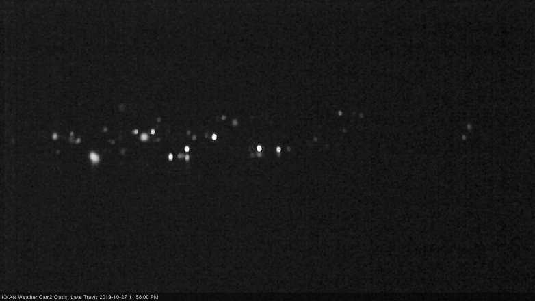 Lake Travis webcam, October 27, 2019 11:00 PM CT