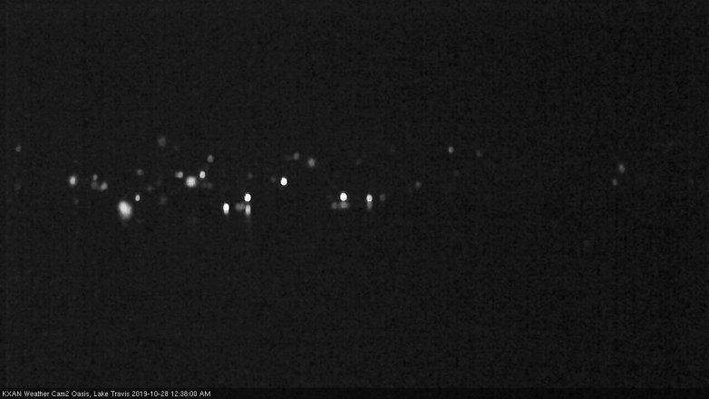 Lake Travis webcam, October 27, 2019 11:40 PM CT